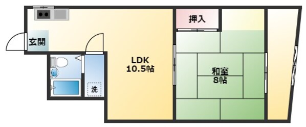 パールマンションの物件間取画像